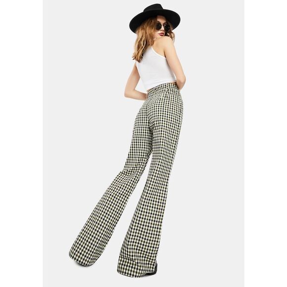 Free People Jules Gingham Pants - Picture 2 of 14